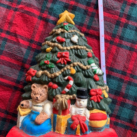 Cast Iron Door Stop Christmas Door - Picture 6 of 14